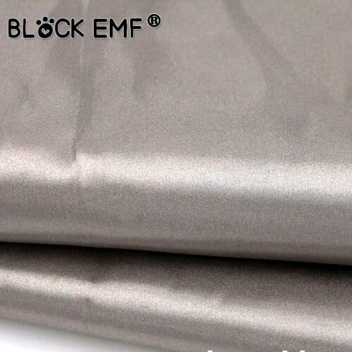 Radiation proof fabric conductive cloth RFID shielding materials curtain light silver fiber wire antimagnetic
