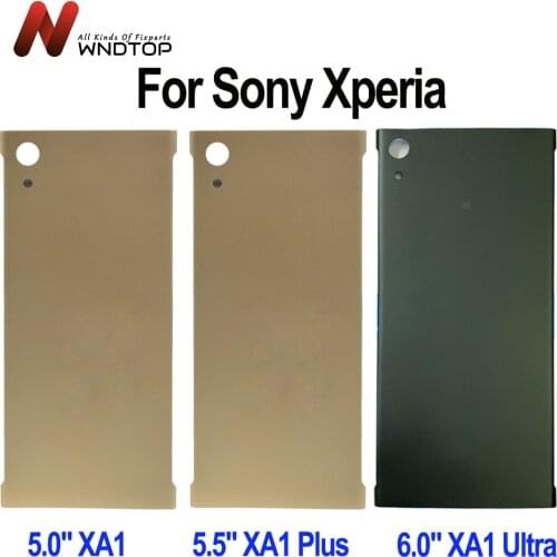 For Sony Xperia XA1 Plus Back Battery Cover Rear Door Housing Case Replacement For Sony XA1 Ultra Battery Cover With NFC