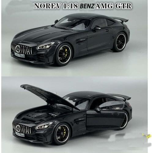 1/18 NOREV For BENZ GTC 2019 AMG GTS GTR Diecast Model Car Gifts Collection Ornament Display Black Metal,Plastic