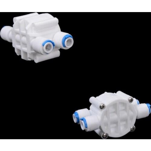 1PC Auto Shut Off 4 Way 1/4 Port Valve For RO Reverse Osmosis Water Filter System
