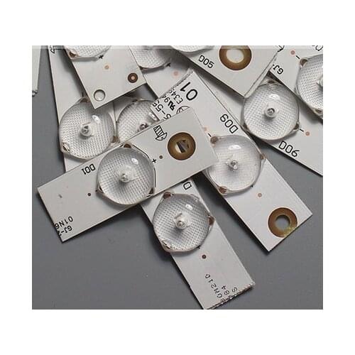 10PCS 3V SMD Lamp Beads with Optical Lens Fliter for 32-65 inch LED TV Repair