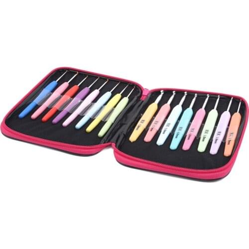 16PCS/Set Stainless Steel Hand Sewing Set Knitting Tools Sweater Needles Color Sweater Knit Crochet Sewing Hand-knit DIY