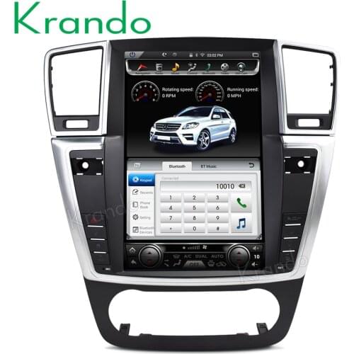 Krando Android 9.0 12.1" Tesla Vertical Screen Car Dvd Multimedia Player Built In Carplay for Mercedes for Benz ML 2013-2015