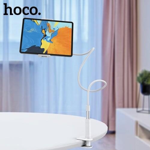 HOCO Phone Holder Arm Lazy Mobile Phone Goosneck Stand Holder Clamp Bed Tablet Car Selfie Mount Bracket for i Phone X 11 Pro Max