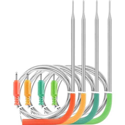 For IBBQ-4BW ONLY! BBQ Stainless Steel Food-Grade Meat Probe for Grilling Digital Thermometer Meat Sensor For IBBQ-4BW Only