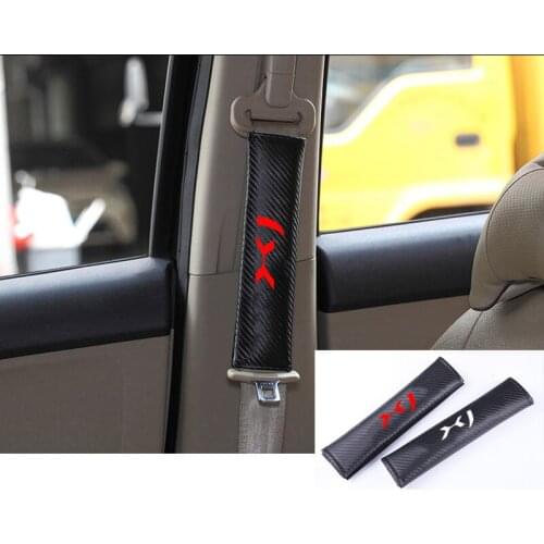 PU Fashion Car Seat Belt Cover Car Seat belt shoulder Pads For Jaguar XJ