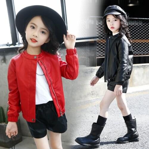 Myang Baby Leather Jackets For Girls