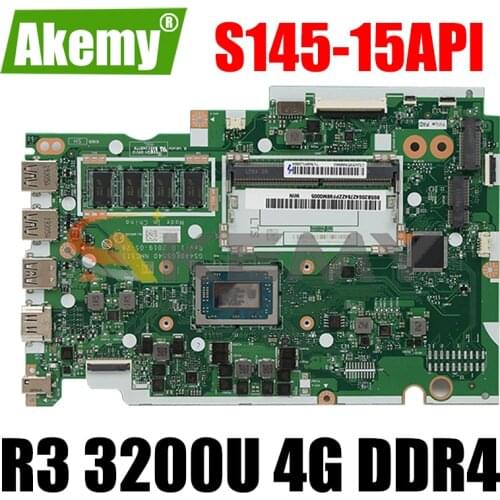 NM-C511 For Lenovo IdeaPad S145-15API portable motherboard NM-C511 with CPU R3 3200U and 4G DDR4 100% test work Mainboard