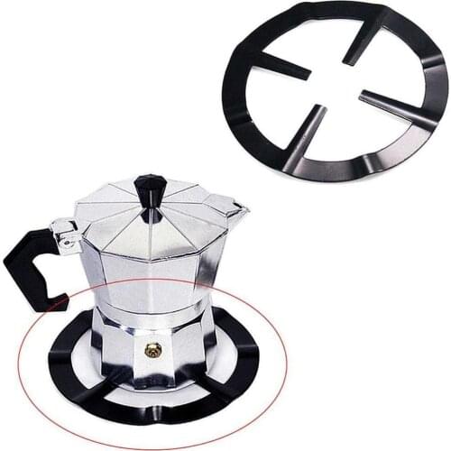 Moka Pot Stove Stand Steel Coffee Pot Holder Gas Range Support Ring Burner Grate Gas Hob Rack Kitchen Accessories