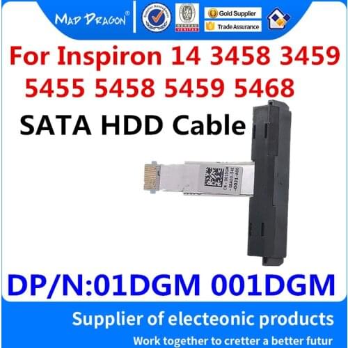MAD DRAGON Brand NEW SATA Hard Drive HDD Connector Flex Cable For Dell Inspiron 14 3458 3459 5455 5458 5459 5468 01DGM 001DGM