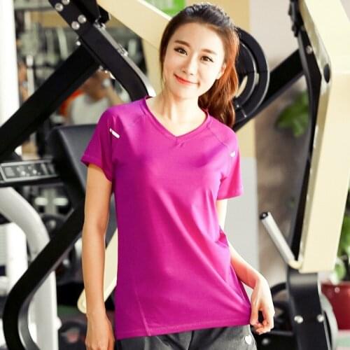 Plus Size Women Sweatshirts Quickly Dry Loose Short Sleeve T-shirt Running Jogger Fitness Gym Workout Casual Exercise Shirt