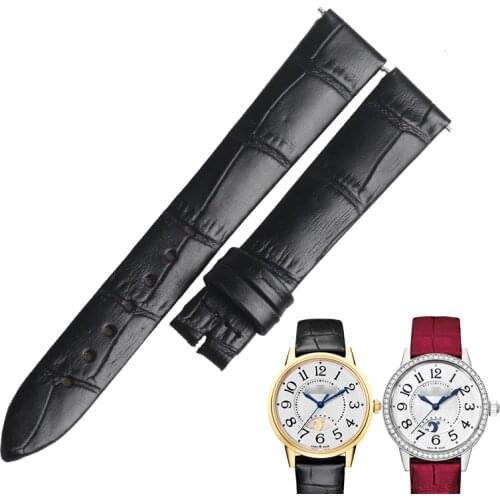 WENTULA watctchbands for Jaeger-LeCoultre Rendez-Vous Classic REVERSO calf-leather band cow leather leather strap watch band