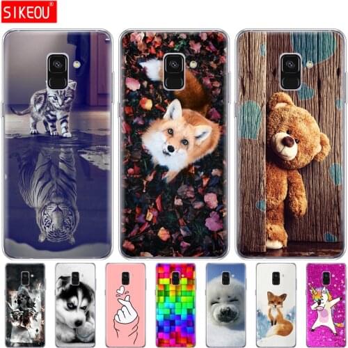 Silicon Phone Case For Samsung Galaxy A8 2018 A530 A530F case Soft TPU Back Cover For Samsung A8 Plus 2018 A730 A730F bag bumper