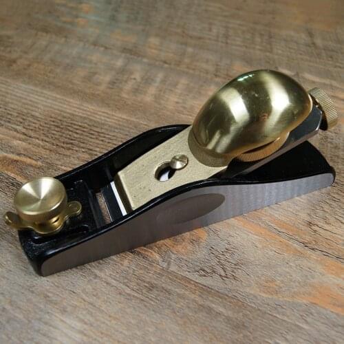 DIY Metal Wood Short Tenon Planer Cast Iron Tongue Groove Hand Push Woodworking Planer