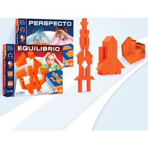 Smart Montessori Puzzle Genius Architect Balance Master Splicing Space Israel logic Math Thinking Puzzle Game Toy For Children