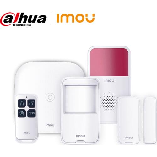 Dahua Imou Smart Alarm System with Alarm Station Motion Detector Door Contact Siren Remotel Control Smart Home Security Solution
