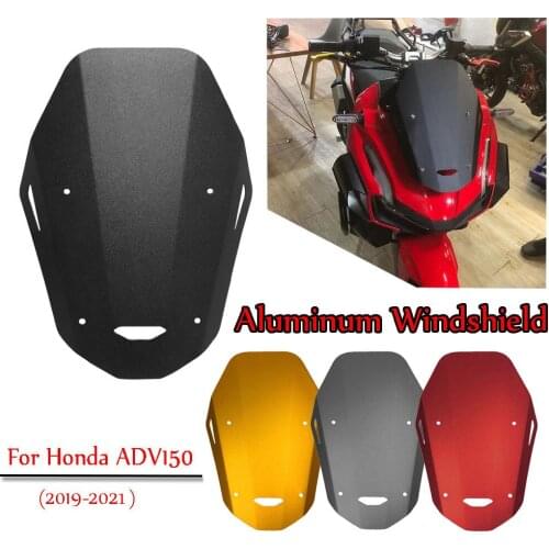 Wind Deflector For Honda ADV 150 X ADV150 2019 2020 2021 Motorcycle Accessories Aluminum Screen Windshield Fairing Windscreen