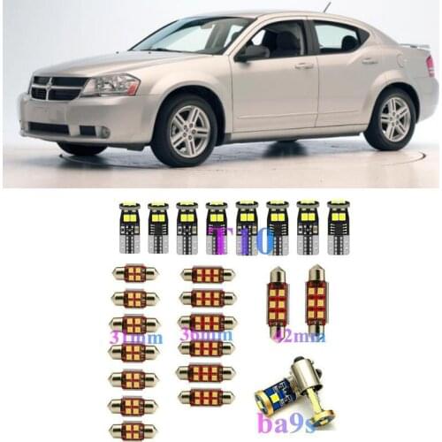 Interior LED Lights Replacement for Dodge Durango avenger caliber colt dakota intrepid magnum neon nitro Accessories Kit WHITE