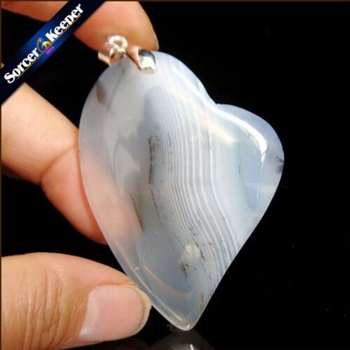 SorcerKeeper Natural Slice Agates Charm Pendants Wholesale Lace Onyx Gem Stone Crystal Necklace Pendant for Jewelry Making RS670