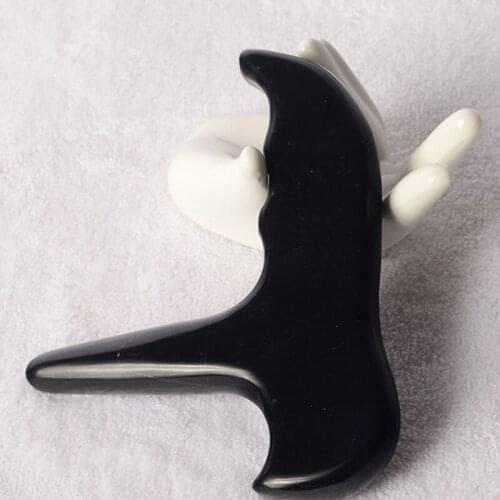 1PCS Natural Stone Meteorite Massage Cone Needle Reflexology Massage Tool Body Massage Foot Shoulder Back Neck Point Stick Tool