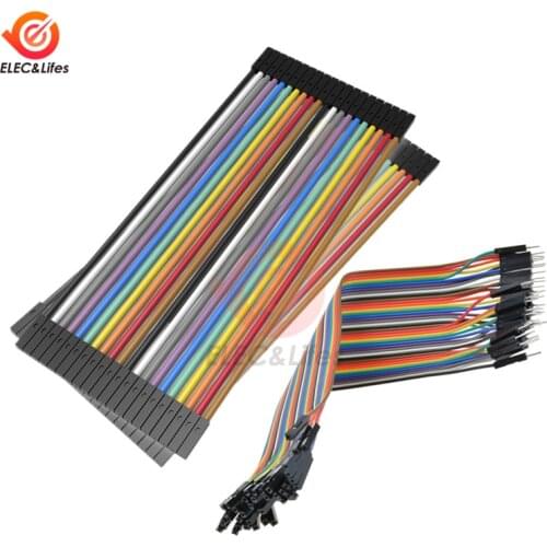 10CM 20CM 40CM 40 Pin 2.54mm dupont Cable Jumper Line wire Male to Male Female to Male Female Jumper Wire eclectic Cable cord