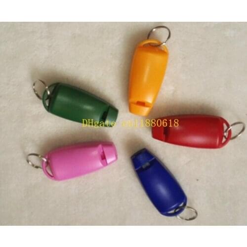 100pcs/lot Free Shipping Pet click trainer Dog Training Clicker & Whistle Combination Trainer repeller Aid