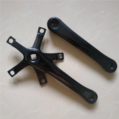 TRUYOU 130 BCD Folding Bike Crankset Length 170mm Aluminum Alloy Crank Bicycle Parts BMX Road Arm Chain Wheel Black