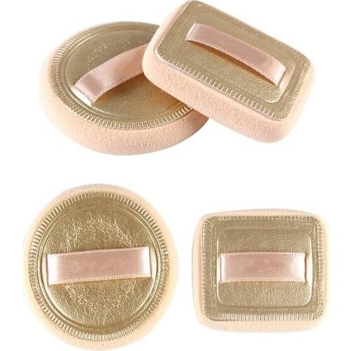 2Pcs Powder Cosmetic Puff Ribbon Soft Makeup Sponge Facial Wet Powder Make Up Tools Cosmetic Powder Puff