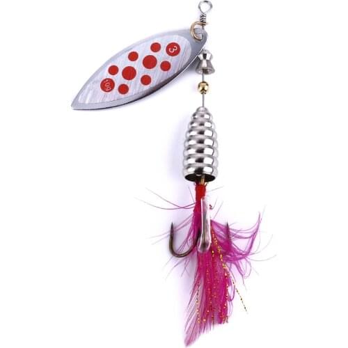 8CM-13G Metal Spinning Bait Spoon Fishing Lures Fishing Tackle Iscas Artificias Top Quality