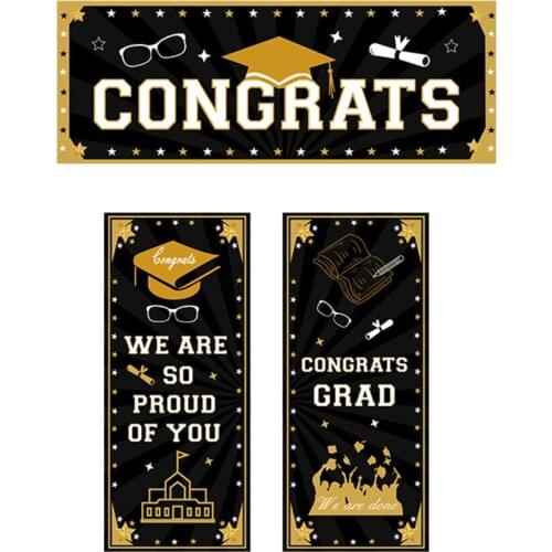 Curtain Banner Porch Door Couplet Photo Props Home Decorations 135x50cm / /65x150cm 3pcs/set Independence Day Banners