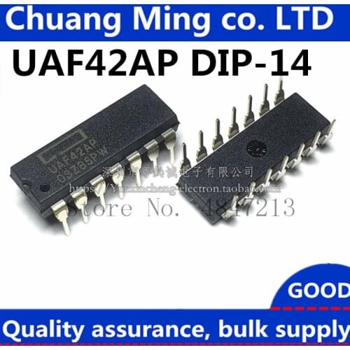 Free Shipping 5pcs/lots UAF42AP UAF42 UAF42A DIP-14