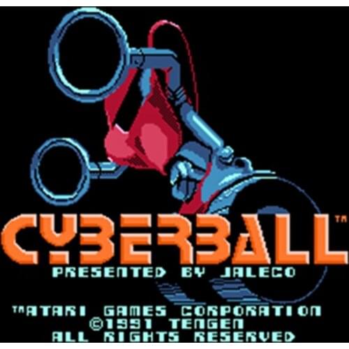 CYBERBALL 60 Pins English Version Game Cartridge for 8 Bit 60pin Game Console