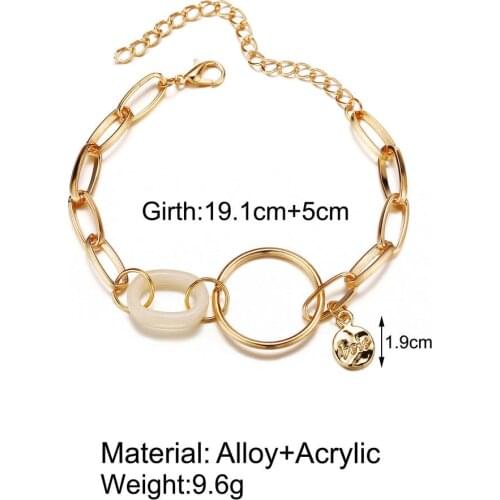 Design Gold Clip Coins Paper Bracelets For Women BOHO Bangles Femme Fashion Jewelry Accessories costume jewelry for women gift