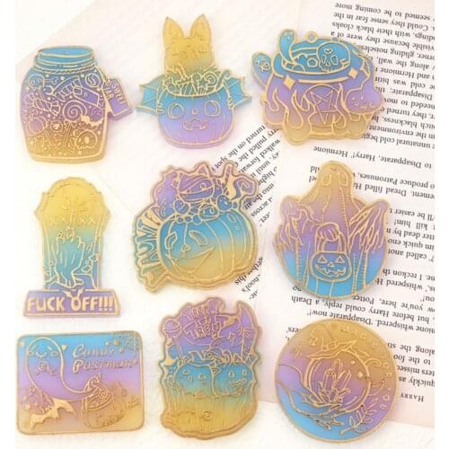 T8DE Halloween Pumpkin Cartoon Skull Keychain Epoxy Resin Mold Earrings Necklace Silicone Mould DIY Crafts Jewelry Pendants