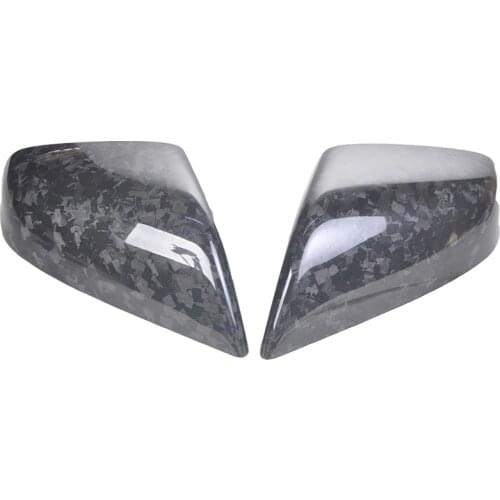Forged Carbon Fiber Dry Sticker Side Mirror Cover for Tesla TESLA Model S 2016-2018