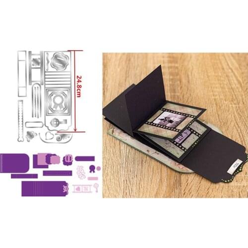 Creative Waterfall Card Dies Scrapbooking Metal Cutting Die For DIY Embossing Cards Making Decorative Crafts Supplies New 2019