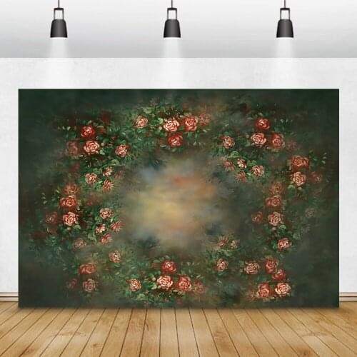 Laeacco Wonderland Scenery Forest Flowers Photography Backdrop Newborn Baby Portrait Photocall Photo Background For Photo Studio