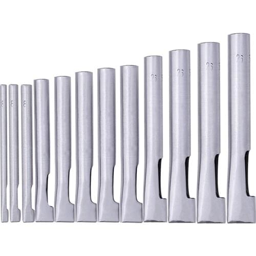 LMDZ 1PCS Oval Shape Hole Punch Cutter Set Punch Belt Watch Band for Leather Working Stitching Strap Belt Square Hole DIY Tools