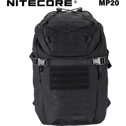 NITECORE MP20/25/30 Multi-purpose Backpack 500D Waterproof Nylon Fabri Knapsack Lightweight Rucksack Breathable Travel Bag