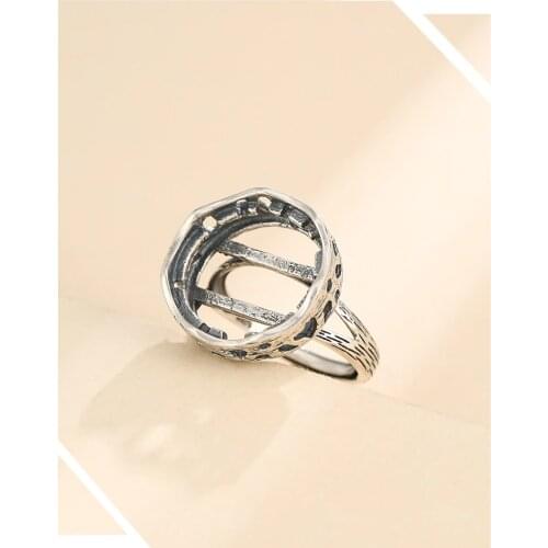 18*18mm 925 STERLING SILVER Semi Mount Bases Blanks base blank Pad ring ring Setting set jewelry gift A5463