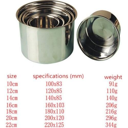 Seasoning stainless steel cup Stainless steel storage cup 10cm 1piece