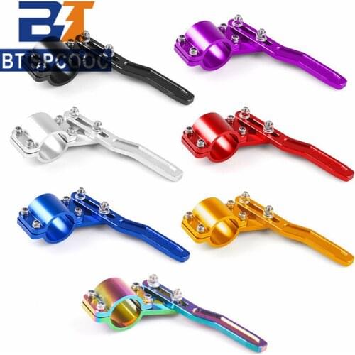 Car Steering Wheel Adjustment Turn Signal Lever DIameter Position Up Kit Aluminium Steering Wheel Extension Rod Blue Purple