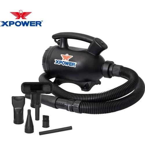 XPOWER Dogs Cat Pet Grooming Blower Air Duster Pet Dryer Warm Wind Secador Fast Blow-dryer For Small Medium Large Dog Dryer