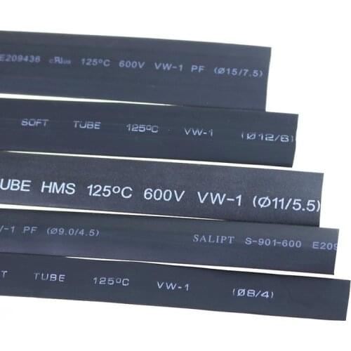 1 meters Circular diameter 20mm 22mm 25mm 28mm 30mm 35mm 40mm 50mm 60mm Heat shrinkable tube