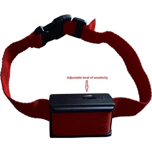 Waterproof Adjustable Electric Dog Bark Shock Collar Humane Anti Bark Collar Rechargeable for Small Medium Dogs Black #4