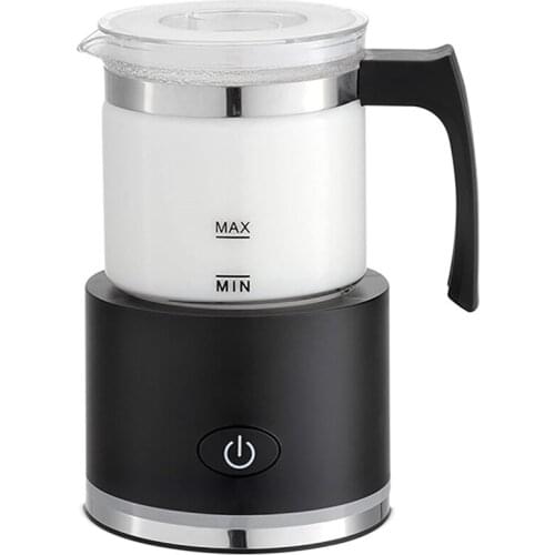 Milk Frother,Electric Warmer with Hot or Cold Functionality perfect for Cappuccino Latte Macchiato Hot