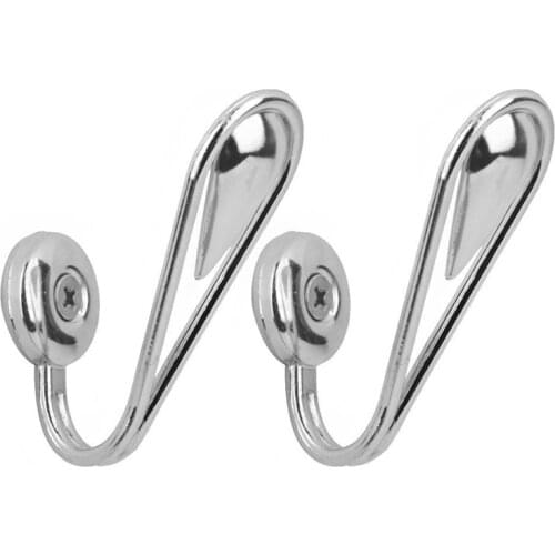 1 pair of Tear Shape Vintage Alloy Curtain Holdbacks Tie back Hooks
