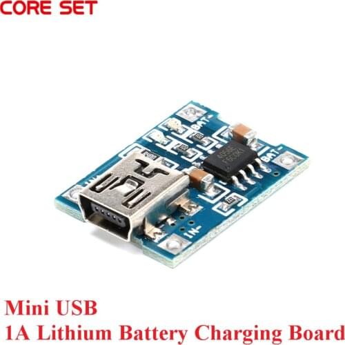 10Pcs 5V 1A Lithium Battery Charging Board Charging Module 18650 Lithium Battery Charger Mini USB Interface USB Dedicated New