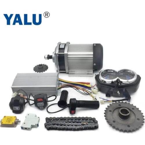 2200W 60V Electric Go Kart Scooter E Bike Motorized Bicycle ATV Moped Mini Bikes Geared DC Motor Kit with BM1424ZXF Unitemotor