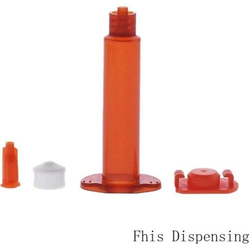 5cc UV Amber Syringe Barrel Liner Piston Cap Hat Pack of 50